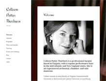 Tablet Screenshot of colleenpotterthorburn.com